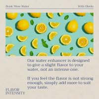 Obrilo Water Enhancer Liquid Flavoring Drops - ZERO Sugar/Calorie, Dye Free, Naturally Flavored