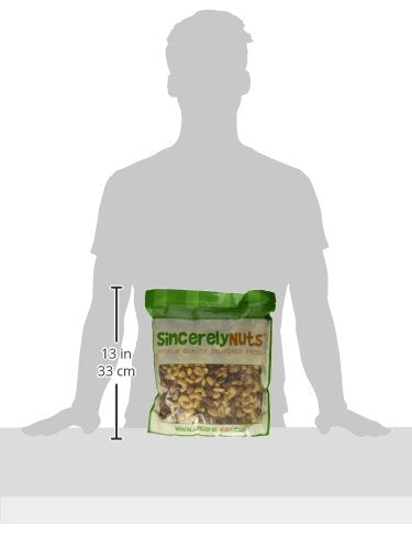 Sincerely Nuts Roasted & Unsalted Mixed Nuts (3 LB) Almonds, Cashews, Brazil Nuts, Hazelnuts &