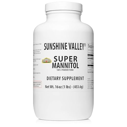 Sunshine Valley® Super Mannitol Powder, Natural & Healthy Artificial Sweetener, Ultra-Pure Sugar