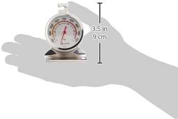 "CDN Oven Thermometer ProAccurate®, Easy-to-Read 2"" Dial, Stainless Steel Housing, Temperature