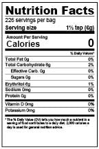 Health Garden Erythritol Sugar Free Sweetener - All Natural - Non GMO - Kosher- Keto Friendly (48