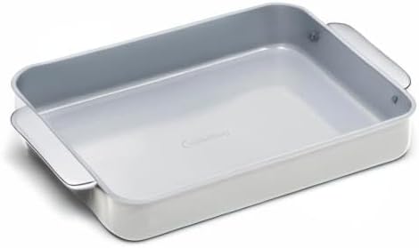 Caraway Non-Stick Ceramic 9”x13” Rectangle Pan - Naturally Slick Ceramic Coating - Non-Toxic, PTFE