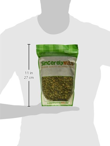 Sincerely Nuts Shelled Pepitas Pumpkin Seeds Salted (1 lb bag) | Delicious Nutrient Dense Low Carb