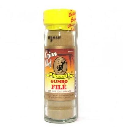 Cajun Chef Gumbo File 1oz (Pack of 1) - Ground Dried Sassafras Leaves for Authentic Louisiana Gumbo