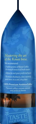 Kauai Hawaiian Ground Coffee, Vanilla Macadamia Nut Flavor - Gourmet Arabica Coffee From Hawaii's
