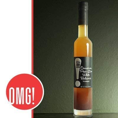 OMG! Oils: Cinnamon Pear-Lime White Balsamic Vinegar (Perfect for Dipping, Marinades, Glazing and