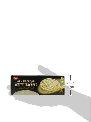 Dare Original Water Crackers – Healthy Entertaining Snacks with 0 grams of Trans Fat and Saturated
