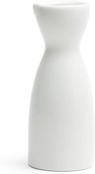 JapanBargain, Porcelain Sake Carafe Sake Bottle for Cold Sake and Hot Sake Microwave Safe (12, 4 oz