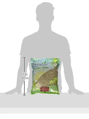 Food to Live Sunflower Seeds, 5 Pounds – Non-GMO Verified, Kernels, No Shell, Kosher, Raw, Vegan