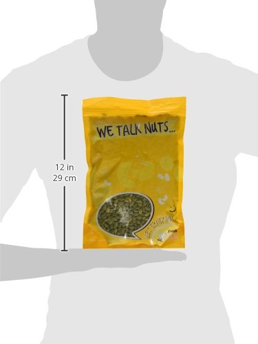 Dry Roasted Pepitas/Pumpkin Seeds with Himalayan Salt (1 Lb.) - Roasted to Perfection in Small