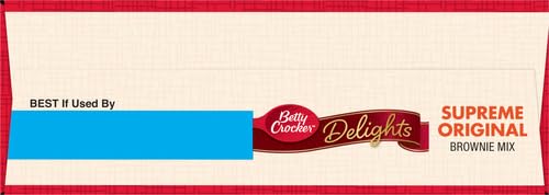 Betty Crocker Delights Supreme Original Brownie Mix, 16 oz.