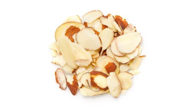 Yupik Sliced California Almonds With Skins, 2.2 lb, Unblanched, Gluten-Free, Kosher, Raw, Good