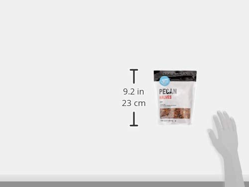 Amazon Brand - Happy Belly Pecan Halves, No Added Salt, 16 ounce (Pack of 1)