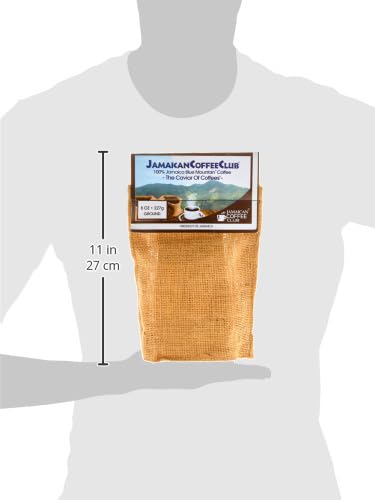 JamaicanCoffeeClub 100% Jamaican Blue Mountain Coffee Ground ??RG 8oz Fresh Roasted Beans, Smooth