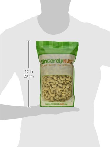 Sincerely Nuts - Raw Cashews Whole and Unsalted | Healthy Snack, Source of Protein | Keto and Paleo