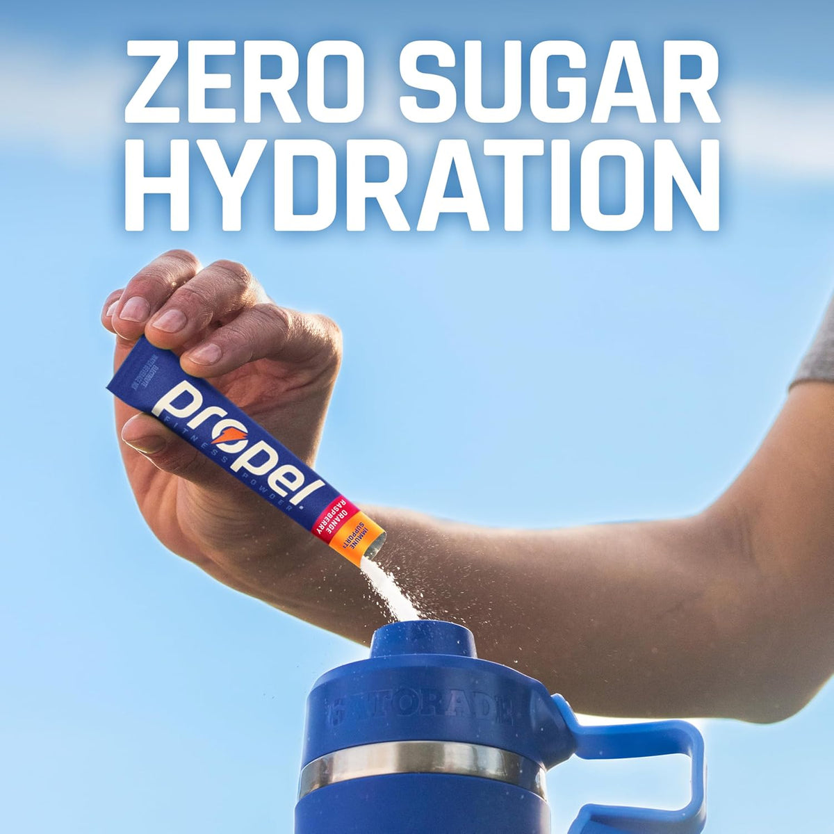 Propel Immune Support Powder Drink Mix, Lemon Blackberry, Zero Sugar Electrolyte Hydration Packets