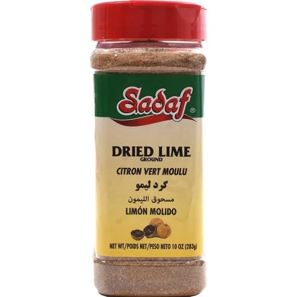 Sadaf Ground Dried Lime - Dried Lime Powder for Cooking and Food Seasoning - Limoo Omani - Middle