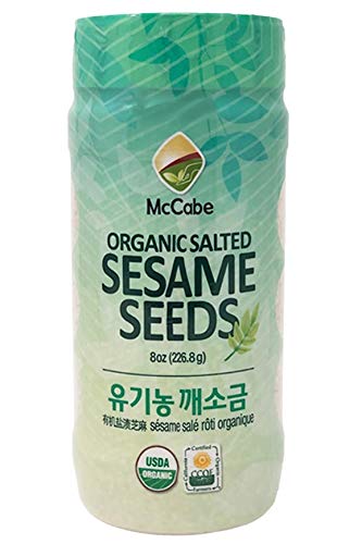 McCabe Organic Roasted Salted Sesame Seeds - Organic Toasted Salted Sesame Seeds | Rich with Fiber