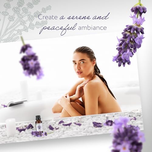 HBNO California Bottled Organic Lavender Essential Oil 1 fl oz (30ml) - USDA Certified Organic