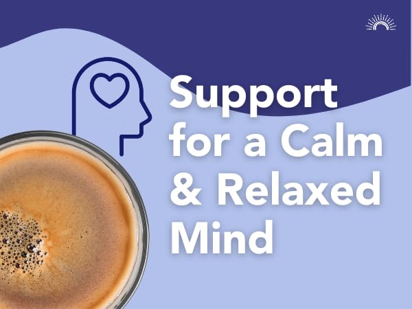 Mindful Calm Organic Hot Chocolate Mix Anti-Stress Drink Powder For Calming Sleepy Cocoa Nighttime