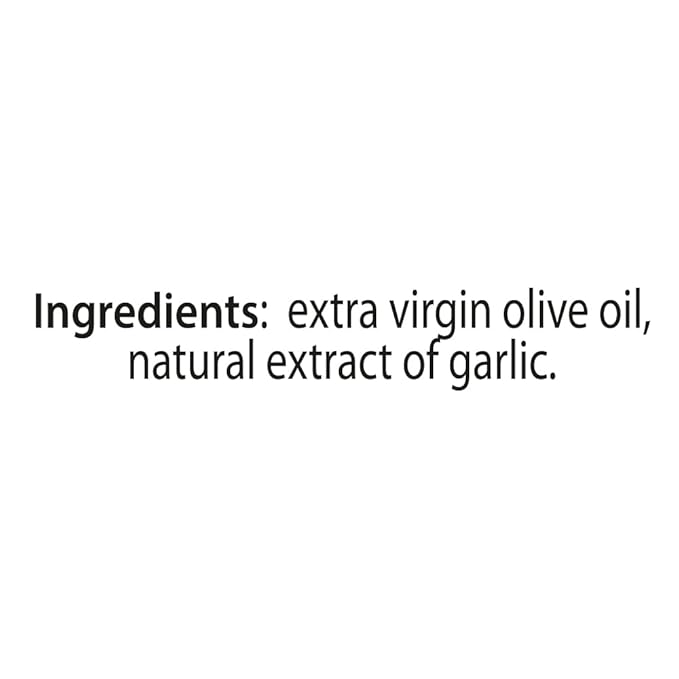 Mantova Garlic Extra Virgin Olive Oil (EVOO), Cold-Pressed and Imported from Italy 34 oz Glass