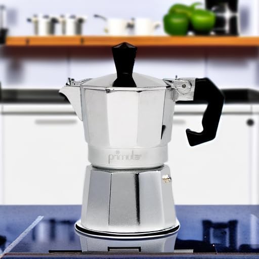 Primula Classic Stovetop Espresso and Coffee Maker, Moka Pot for Italian and Cuban Café Brewing