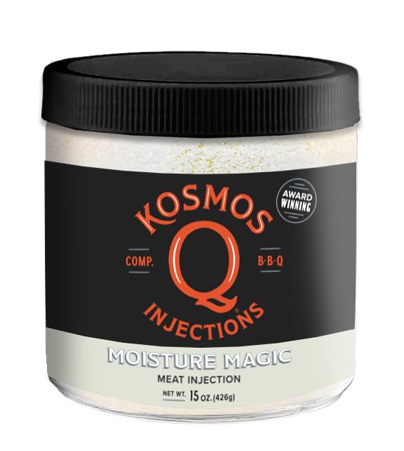 Kosmos Q Moisture Magic BBQ Injection, Phosphate Meat Marinade for Chicken, Pork, Brisket, Fish &
