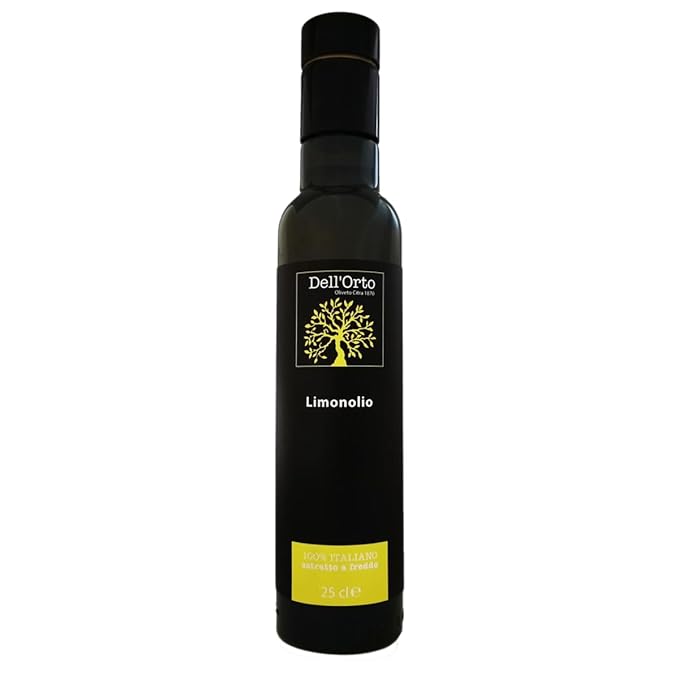 Dell'Orto Limonolio Lemon Olive Oil Extra Virgin (250ml) | Amalfi Coast Lemons, Cold Pressed