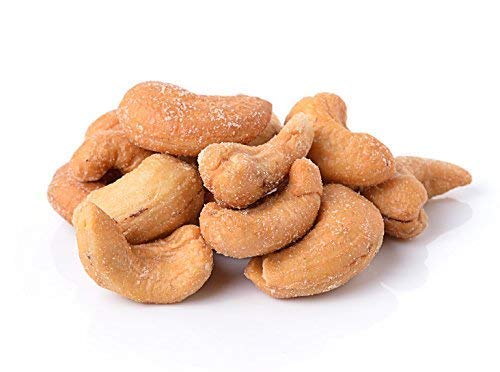 Dry Roasted Cashews Himalayan Salted (3 Lbs.) - Baked in Small Batches for Added Freshness - Oven