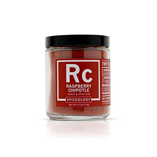 Spiceology - Raspberry Chipotle Sweet & Spicy All-Purpose BBQ Seasoning Spice Rub - Use on: Ribs