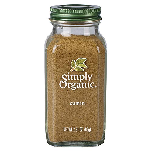 Simply Organic Ground Cumin Seed, 2.31 Ounce Jar, Rich, Warm, Complex Earthy Spice Flavor, Kosher