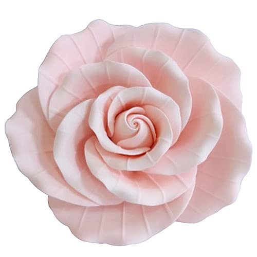 O'Creme Garden Roses Gumpaste Flower Set - Pink - Edible Flowers for Cake Decorating - Sugar Paste