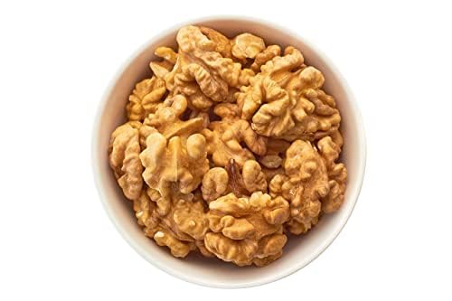 Walnuts - Shelled California - Dry Roasted Himalayan Salted Walnuts - Great Source of Omega 3 and