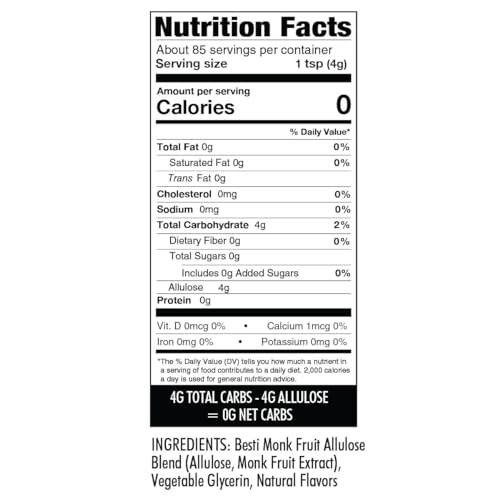 Wholesome Yum Besti Natural Sugar Substitute Multi Pack - Granulated, Powdered, Brown - Monk Fruit