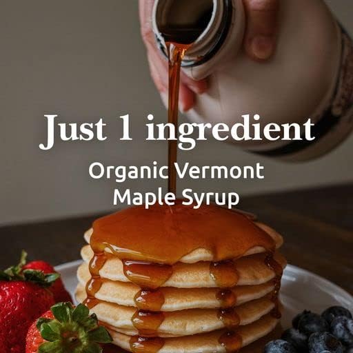 Vermont Maple Syrup - 32 oz Grade A, Golden Delicate Organic Maple Syrup - 100% Pure and Authentic