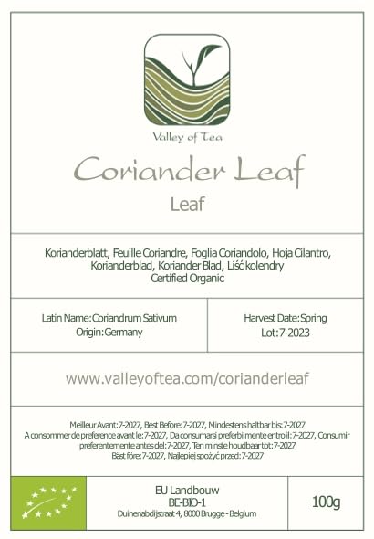 Coriander Leaves Dried Organic Quality - Dried Organic Cilantro Leaves Culantro Leaves Clinatro