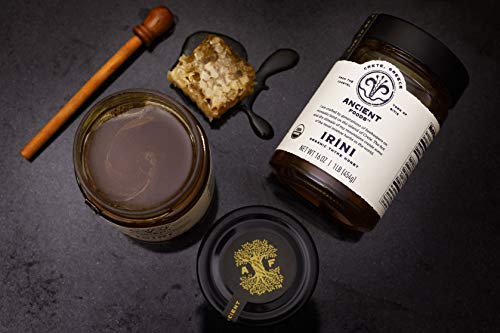 Thyme Honey by Ancient Foods - Organic Honey Raw Unfiltered Authentic Greek Honey from Greece |