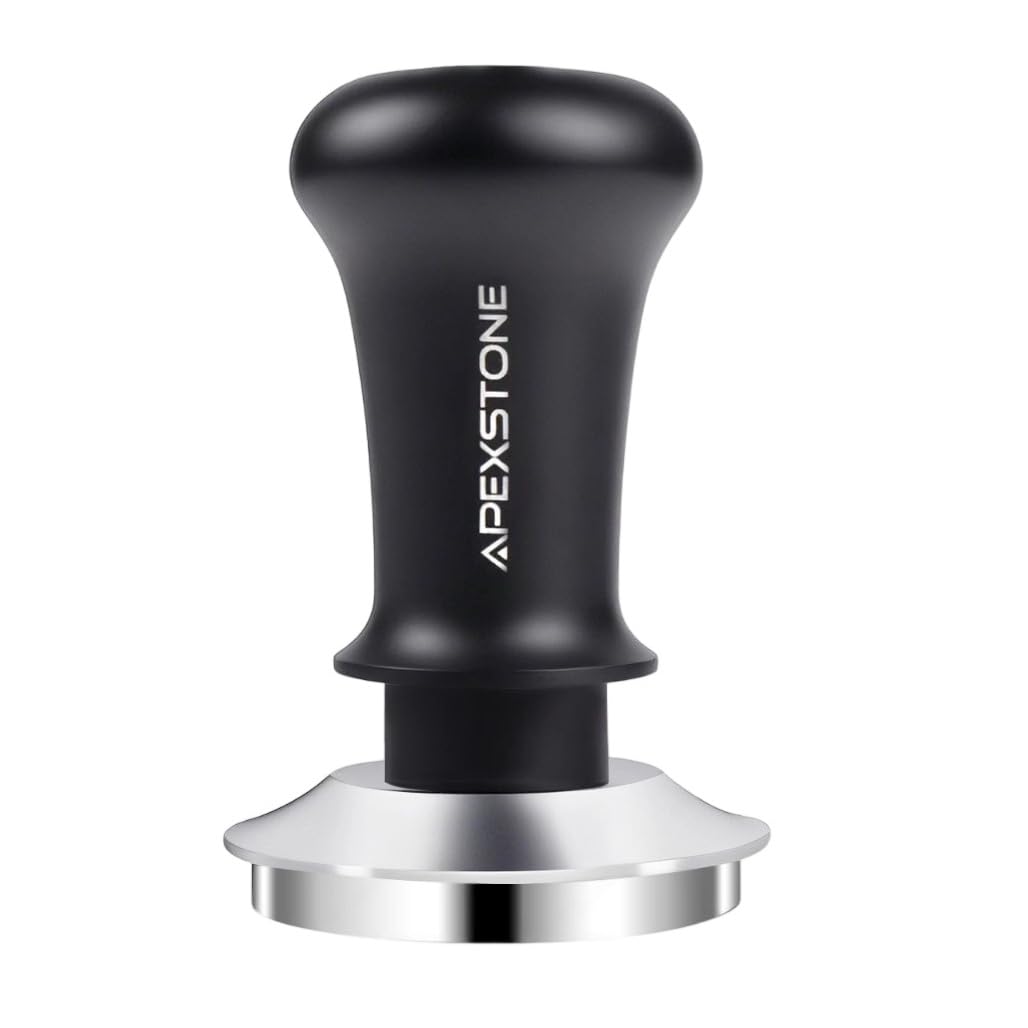 Apexstone 58mm Espresso Tamper, Spring Loaded Coffee Tamper with Stainless Steel Base, Professional