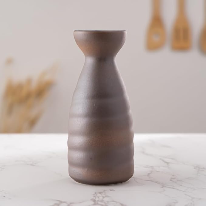 Urban Tokyo Tokkuri Porcelain Sake Bottle Server 10 fl oz Hot or Cold Sake Home or Restaurant