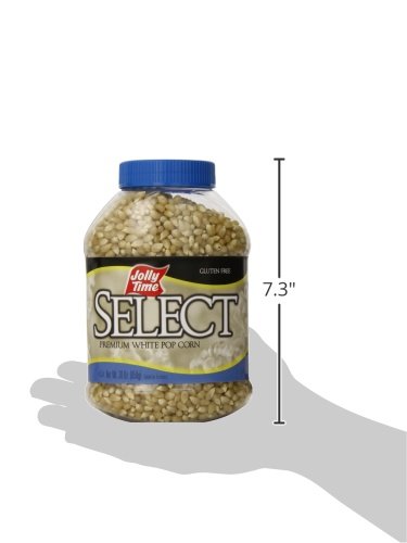 Jolly Time Popcorn Kernels, Gourmet Popping Corn for Air Popper Machine or Stovetop, Select White