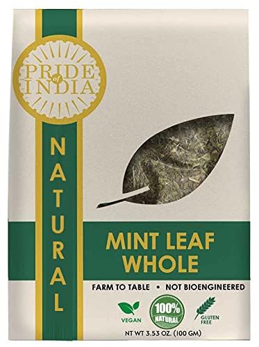 Pride of India ??Mint Leaf Whole ??Cut & Sifted for Convenience of Use ??Good for Culinary Uses