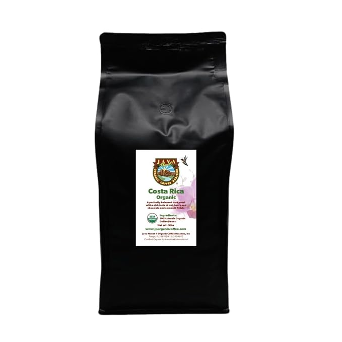 Low Acid Organic Coffee ??Whole Bean, Mold-Free & Stomach Friendly by Java Planet, Costa Rican