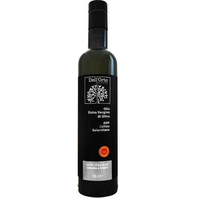 Dell'Orto PDO Colline Salernitane Extra Virgin Olive Oil (500ml) | Protected Designation of Origin