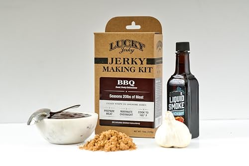 Lucky Jerky BBQ DIY Jerky Seasoning Kits - Seasons 20lbs of Meat