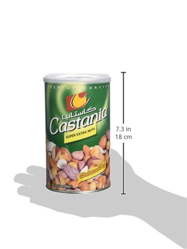 Castania BBQ Lebanese Mixed Nuts, Super Extra Mix with Pistachios, Almonds, Cashews, Hazelnuts