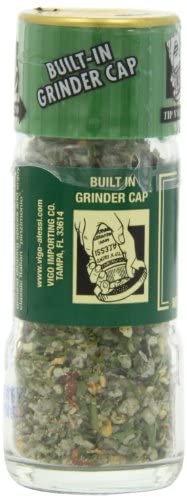 Alessi Herb & Seasoning Grinder, Dipping Spices for Olive Oil, Tip n' Grind (Garlic, 0.76 Ounce
