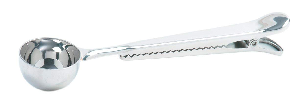 Norpro 5458 Coffee Scoop with Bag Clip Stainless Steel 1.5 Tbsp.