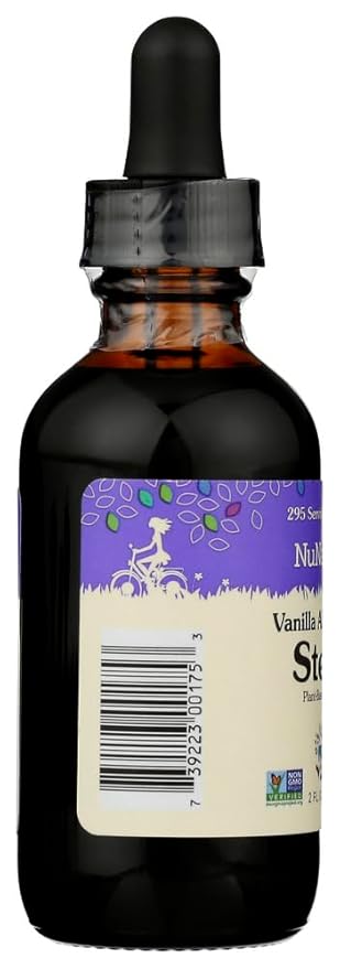NuNaturals Liquid Stevia, Sugar-Free Sweetener, Plant-Based Sugar Substitute, Zero Calorie, Vanilla
