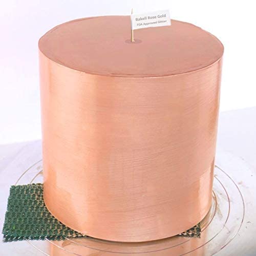Luster Dust - Rose Gold (4g 1x Jar) | Edible Vegan Dust & Paint for Cake Decorating, Ice Cream