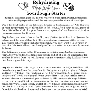 Dehydrated Sourdough Starter by Made With Loave | INCLUDES Recipe | Beginner Friendly | As Seen On